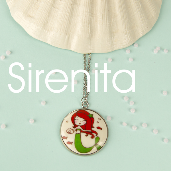 Colección Sirenita. Piezas realizadas a mano en porcelana, cocidas a 1250º C por krea cerámica